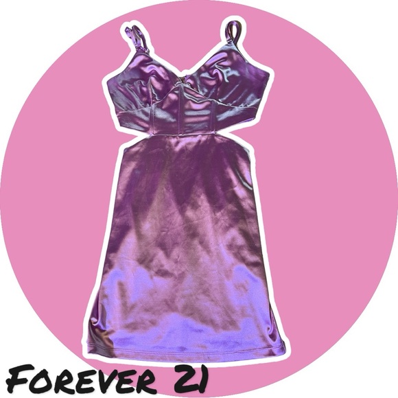 Forever21 Satin Cami Mini Dress - Picture 6 of 6